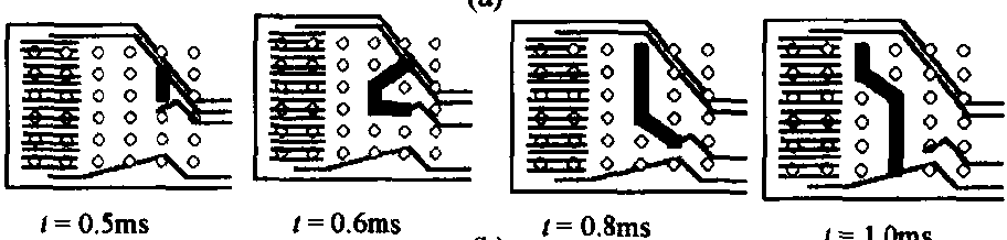 2.4 電弧從觸頭到弧角的轉(zhuǎn)移